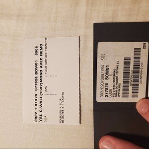 Saint Laurent Monogram Leather Chain Wallet